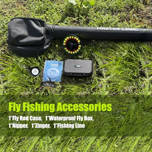 Stealth Fly Fishing Rod Combo Starter Kit - size: 9ft 5wt 4 pc