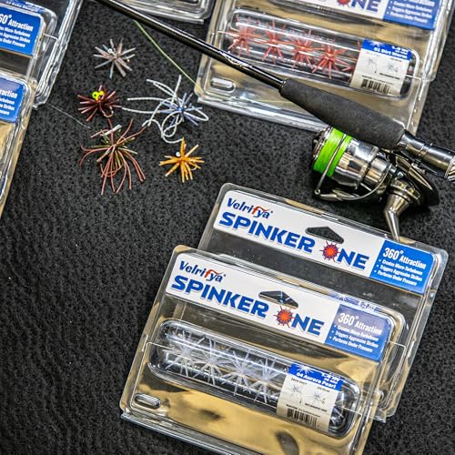 Tentacle Creature Lure, Japanese Style Soft Plastic Baits for Bass Fishing - for Drop Shot, Wacky Rig/Neko Rig and Finesse, Slow Sinking, Soft Bait by Velrifya - color: 07-Smoky Shrimp, size: 1.4-INCH