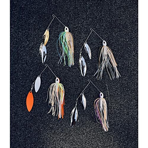 Berkley Power Blade Compact Fishing Spinnerbaits - color: Coleslaw/Orange + Gold, size: 1/2 oz - Colorado Colorado