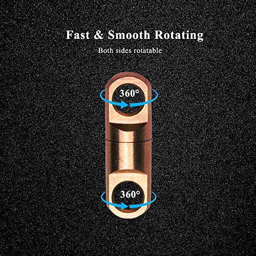 AMYSPORTS High Strength Fishing Bearing Swivels Stainless Fishing Swivel Connectors Copper Barrel Swivels for Saltwater Fishing Freshwater Fishing - size: Size10.5 (1500lb) 5 pcs
