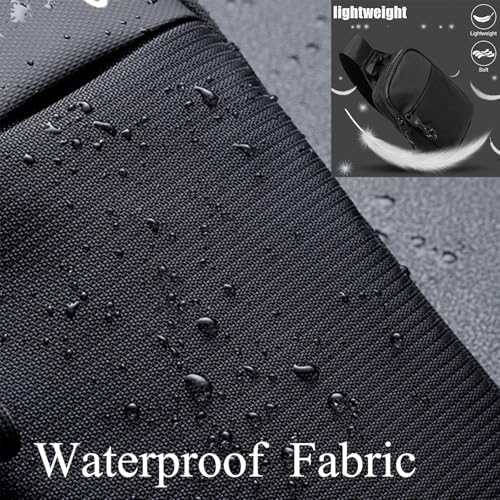 Mini Sling Bag for Men Crossbody,Small Chest Bag Casual Trendy Waterproof Lightweight Phone Crossover Daypack - color: Black Small Anti Theft Sling Bag