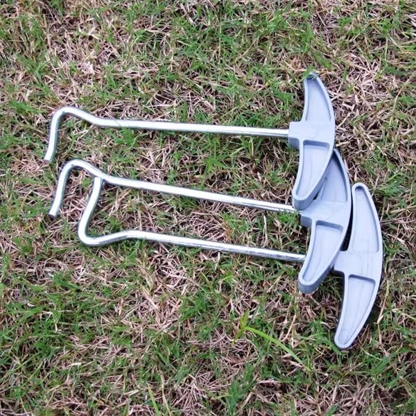 Tent Peg Nail Puller Tool,Tent Stake Puller,Peg Puller Extractor,Steel Awning Stakes Hooks Remover Lifter for Camping and Other Outdoor Activities