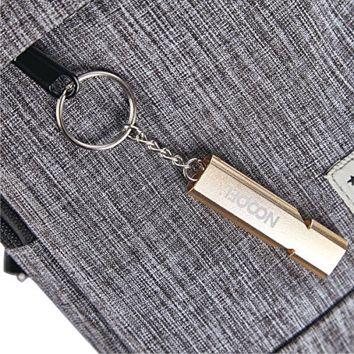 Noopel Emergency Whistles Lifeguard Safety Whistle with Lanyard and Keychain for Outdoor Camping Hiking Boating Backpacking Fishing Kayak Kids Rescue Signaling Loud Survival Whistle - color: 2 Pack Gold