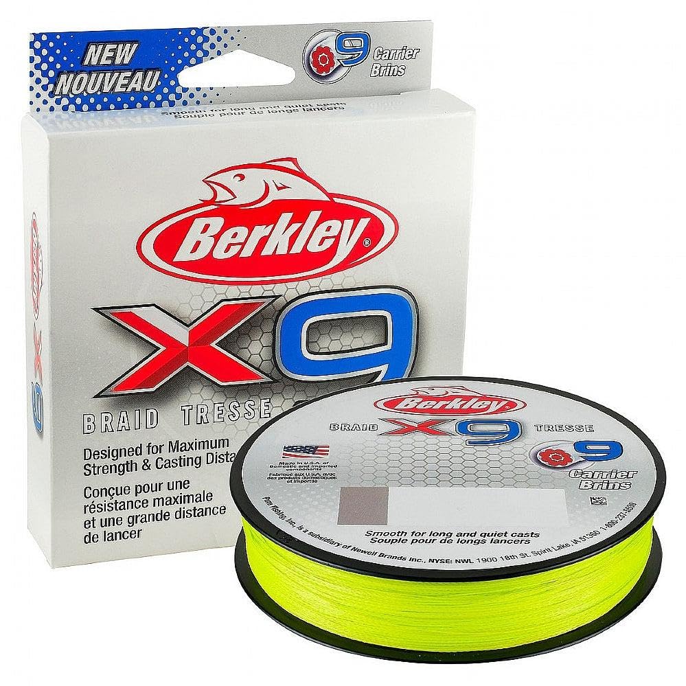 Berkley x9 Braid Fishing Line - color: Crystal, size: 164yd, style: 15lb Test