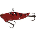1 1/2oz - Blitz Blade - Blade Bait for Walleye, Lake Trout, COHO Salman, Pike, Musky Made in USA 100% Zinc Alloy - color: Red Tiger