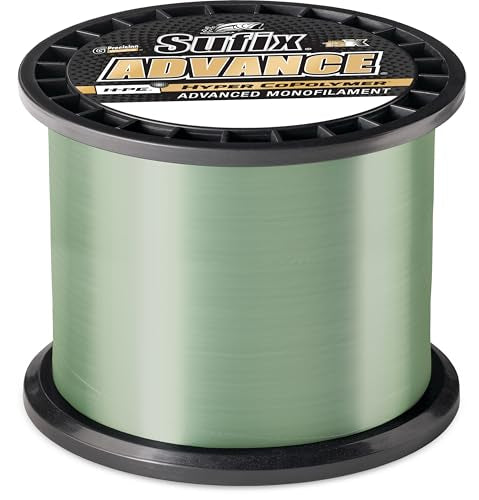 Sufix Advance Lo-Vis Green Monofilament 250-330 Yard Spools - style: 20 Pound - 330 Yards