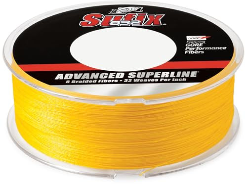 Sufix 832 Braid Fishing Lure - color: Hi-Vis Yellow, size: 20 lb / 600 yd