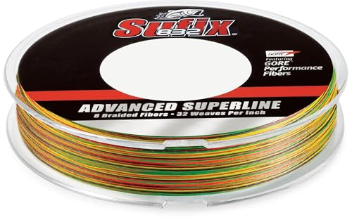 Sufix 832 Advanced Superline Braid - 150 yards - color: Fire Tiger, size: 150 Yd. Spool